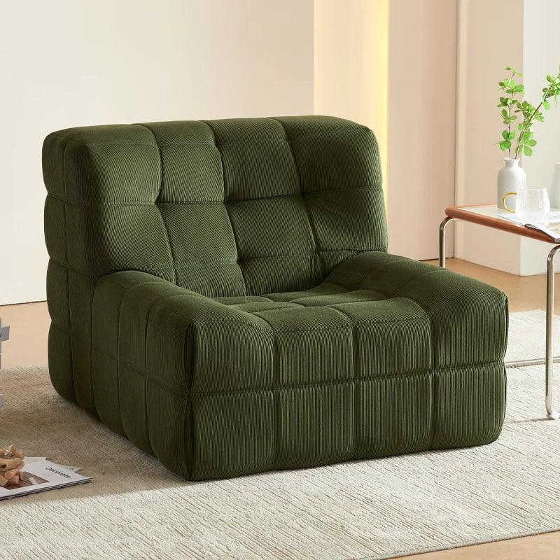 Cube-Style Convertible Modular European Lounge Chair