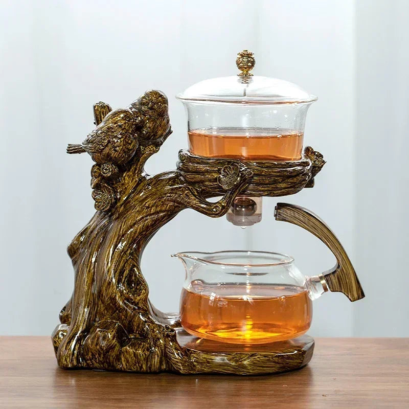Using the Nature Harmony Wooden Teapot for a tea ceremony