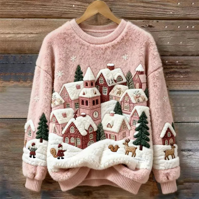 Detailed specifications and material view of the sweater
