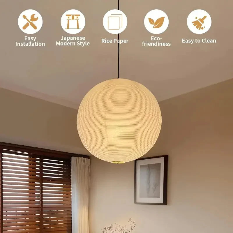 The Japanese paper lantern pendant lamp as a perfect home decor gift idea