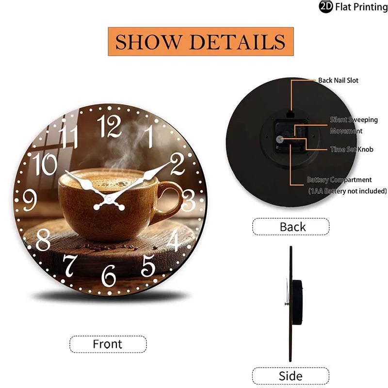 Gifting the Cafe Inspired Coffee Wall Clock for a special occasion