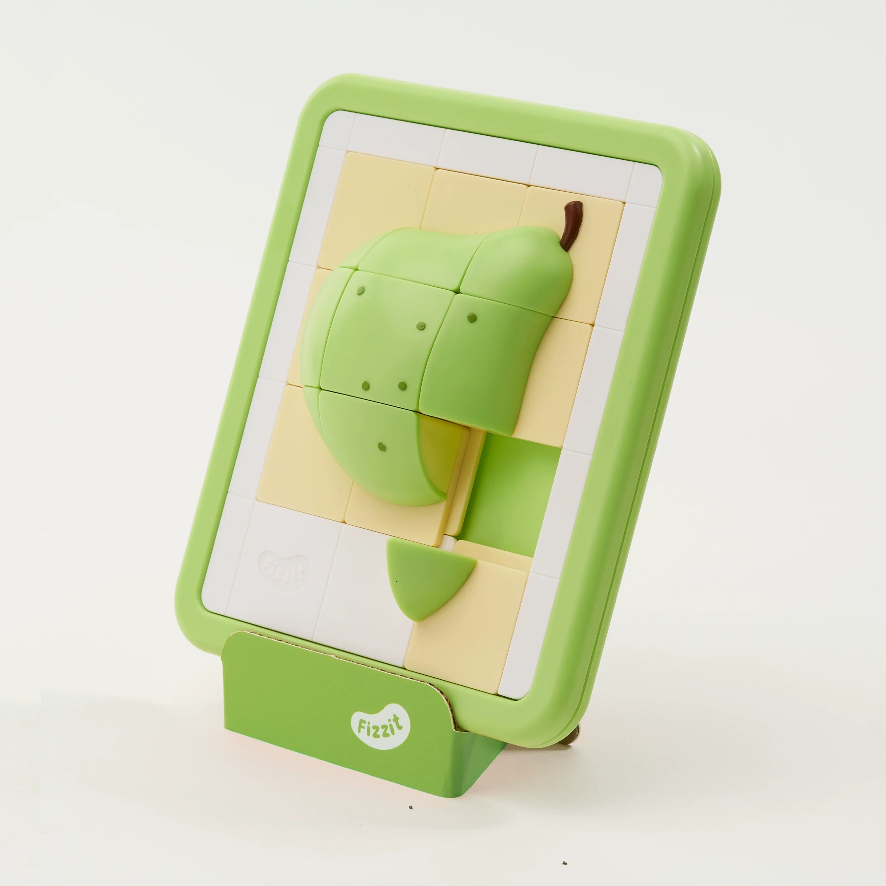 The complete Apple puzzle toy shown as a perfect lifestyle present