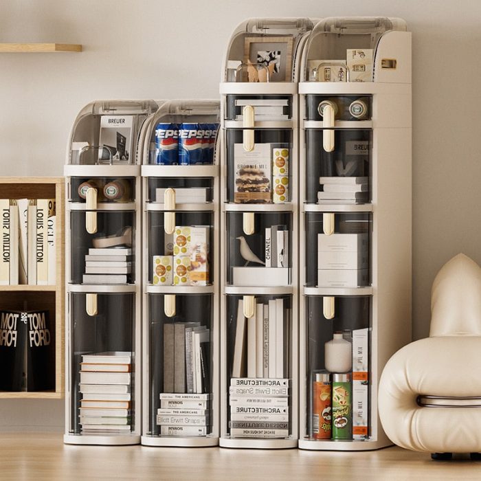 Multi-level corner storage shelf for bathrooms