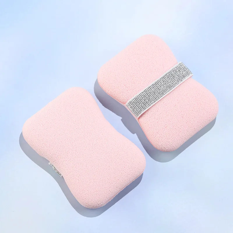 Different color options for the soap mesh including pink, purple, and yellow