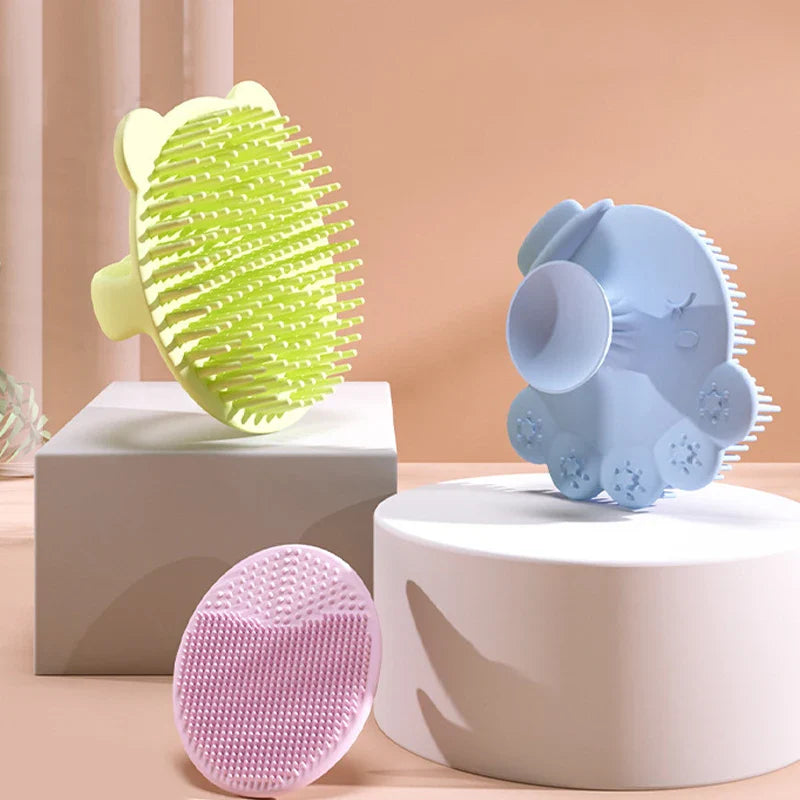 Silicone Brush with Gentle Bristles