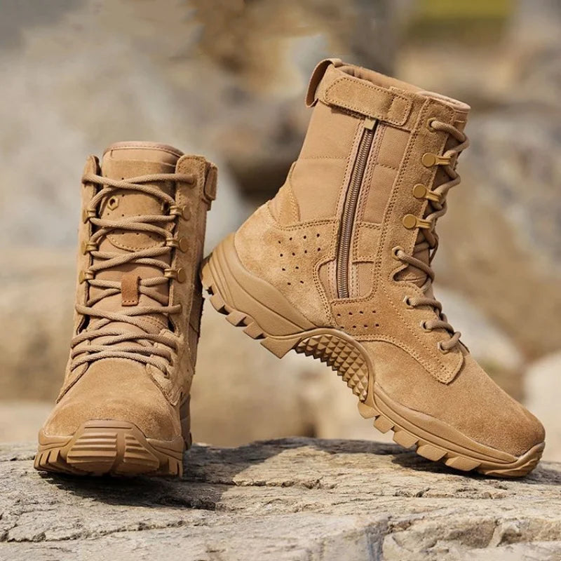 Tactical Urban Nomad Hiking Boots - Close Up