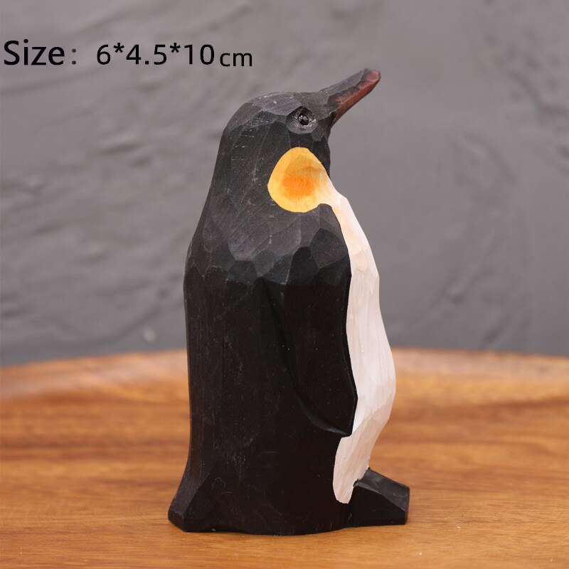 Wooden pet figurines as stylish home essentials for a desk