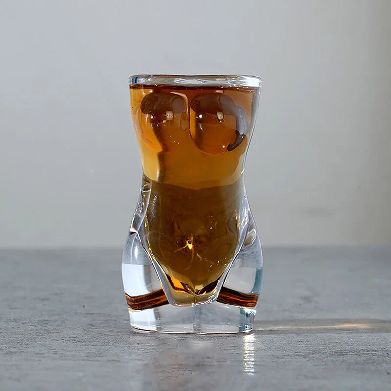 Lifestyle shot of the unique drinkware in a home setting