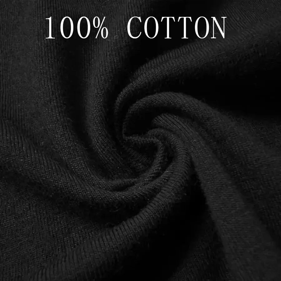 Detailed view of the quality knit fabric and stitching of the t-shirt