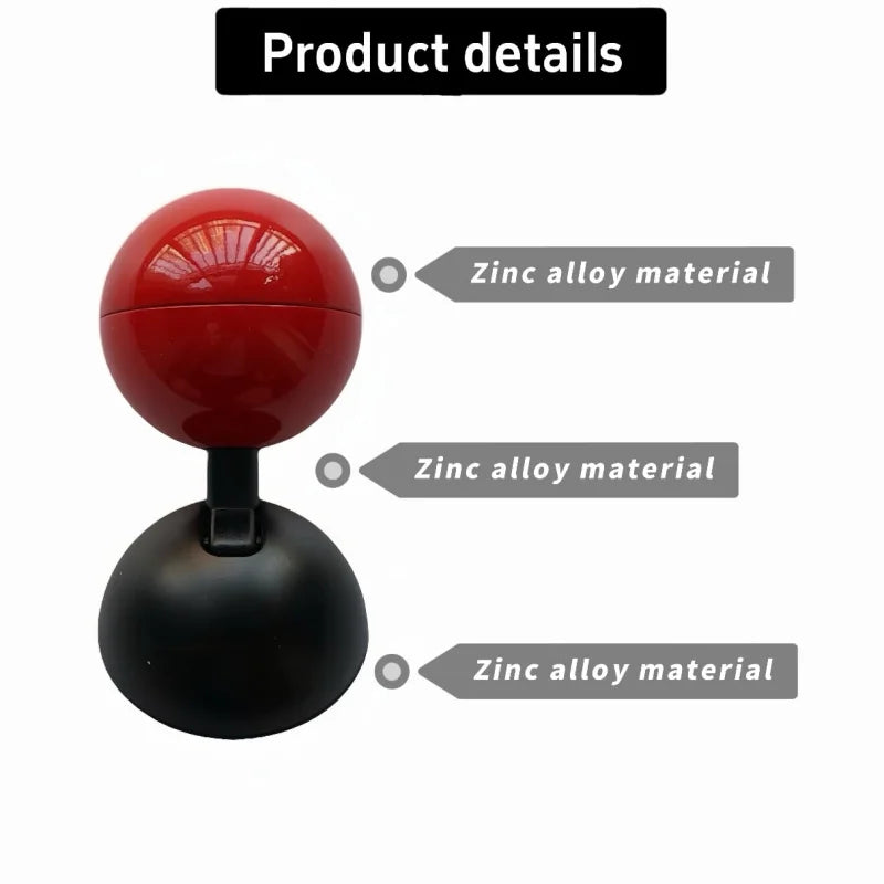 Sleek alloy design of the joystick push-to-start button