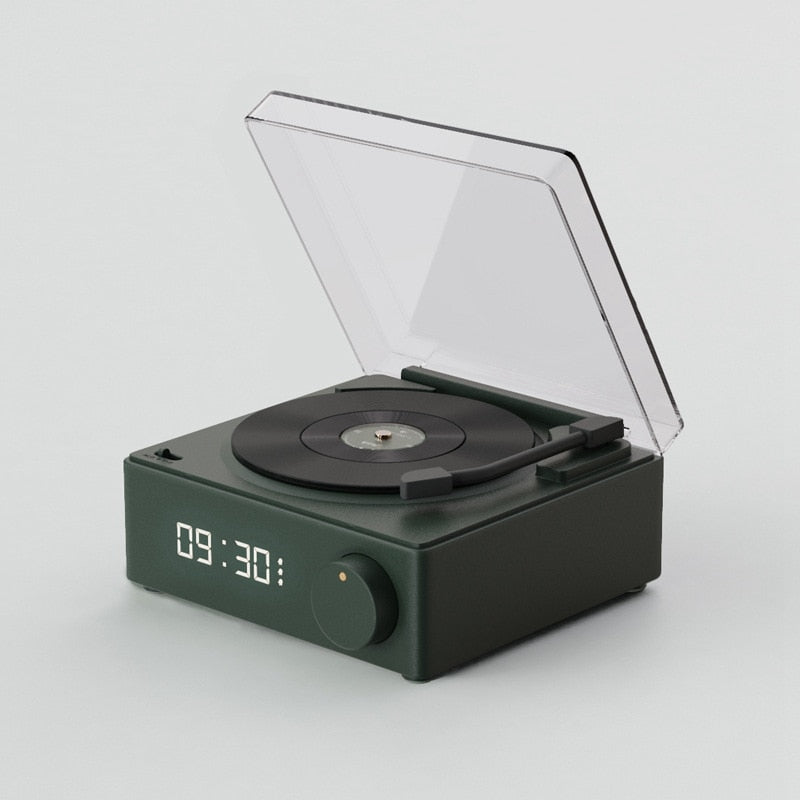 Different color options for the mini record player speaker