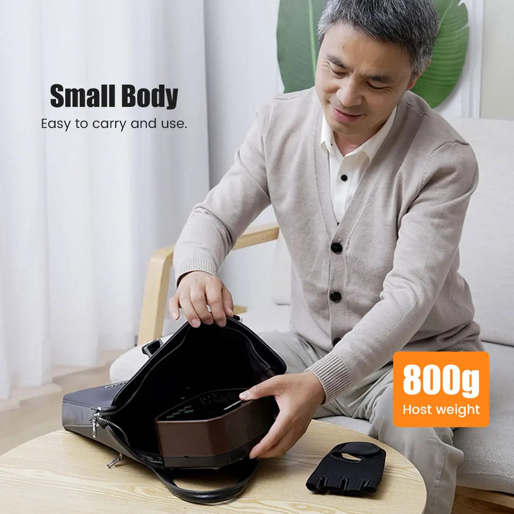 Different modes shown on the hand exercise gadget