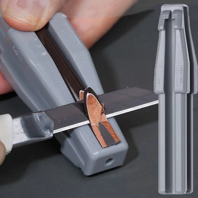 Precision Edge Artist Pencil Sharpener in use