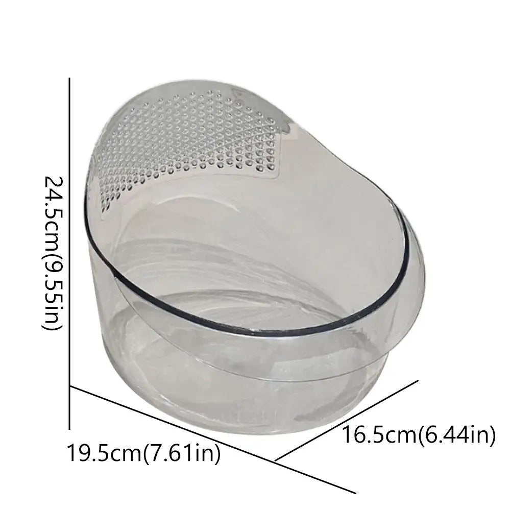 Close-up of the fine filter holes on the Easy Drain Basket