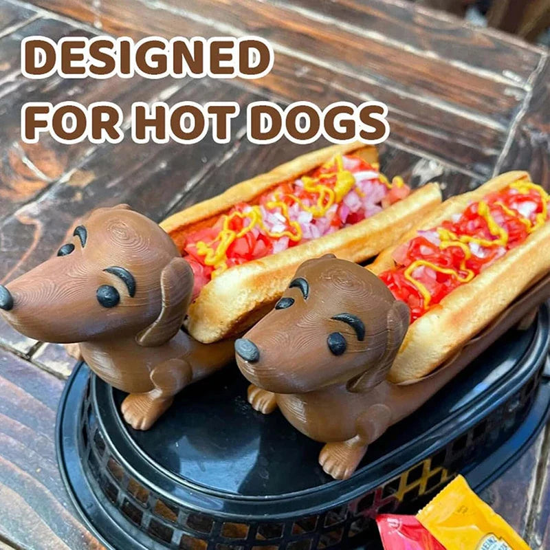 Specifications and size of the plastic dachshund plate