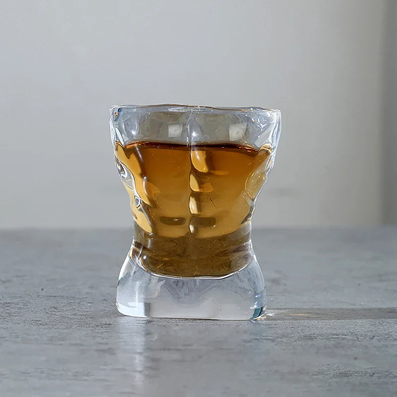 A set of Twin Top Drink Glasses on a wooden table