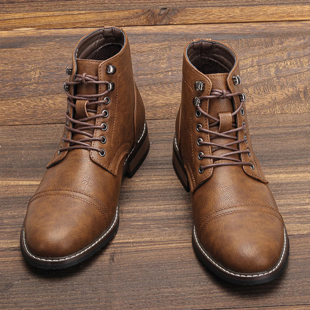 Man wearing the boots