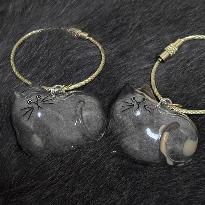 Lifestyle shot of the Cat Fur Keepsake Memory Pendant Necklace