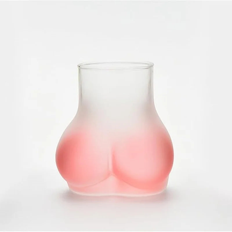 Serving a drink in the Pink Butt Cocktail Mug for a party