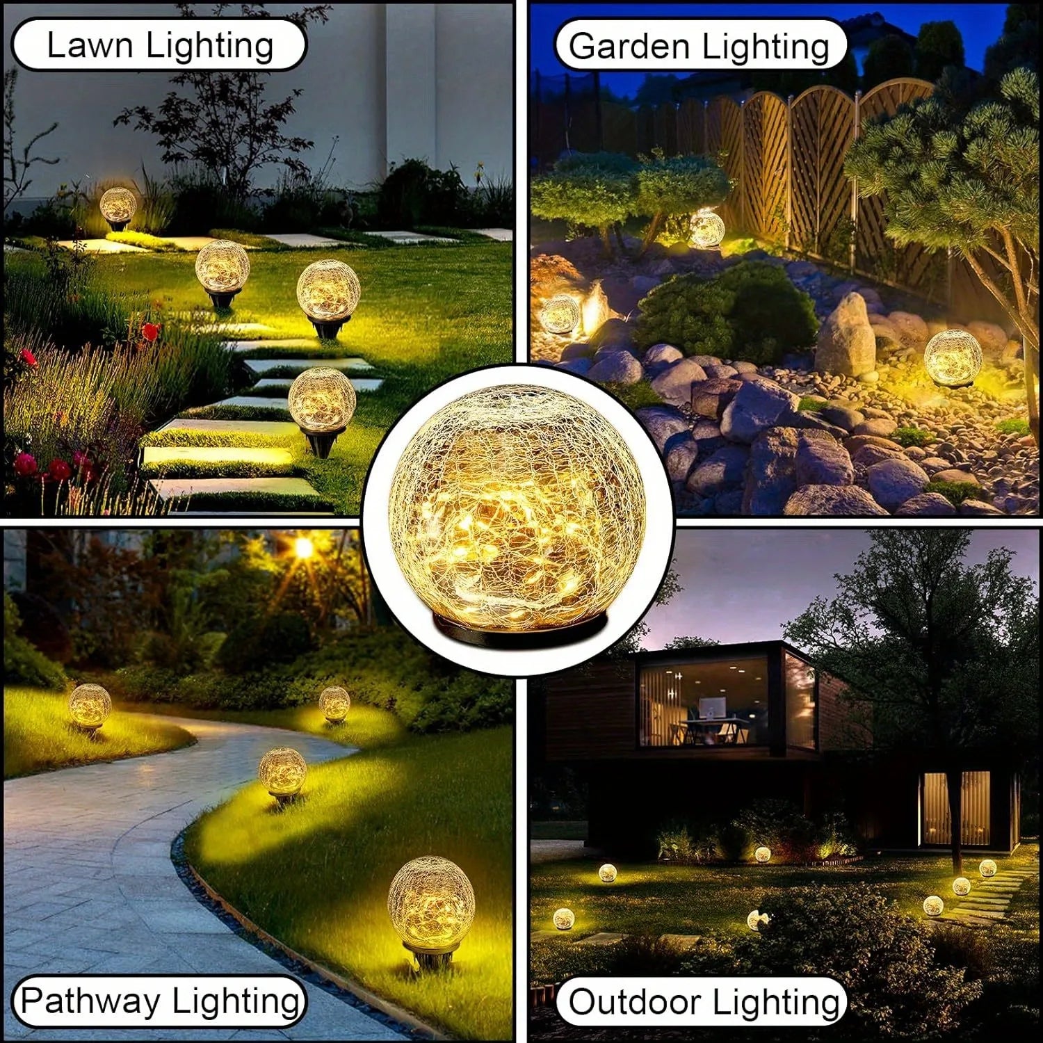 Solar powered garden light as a unique home decor gift idea