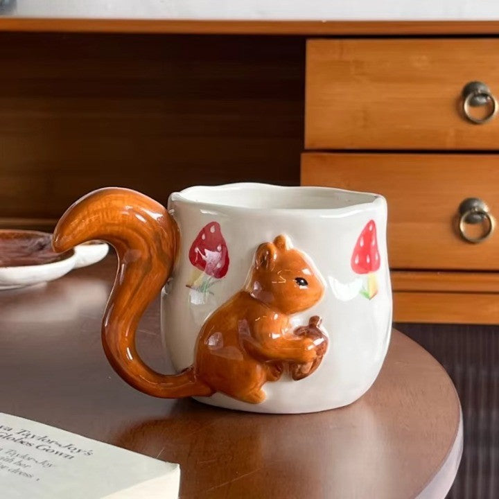 The tea cup and saucer set on display as a home decor item