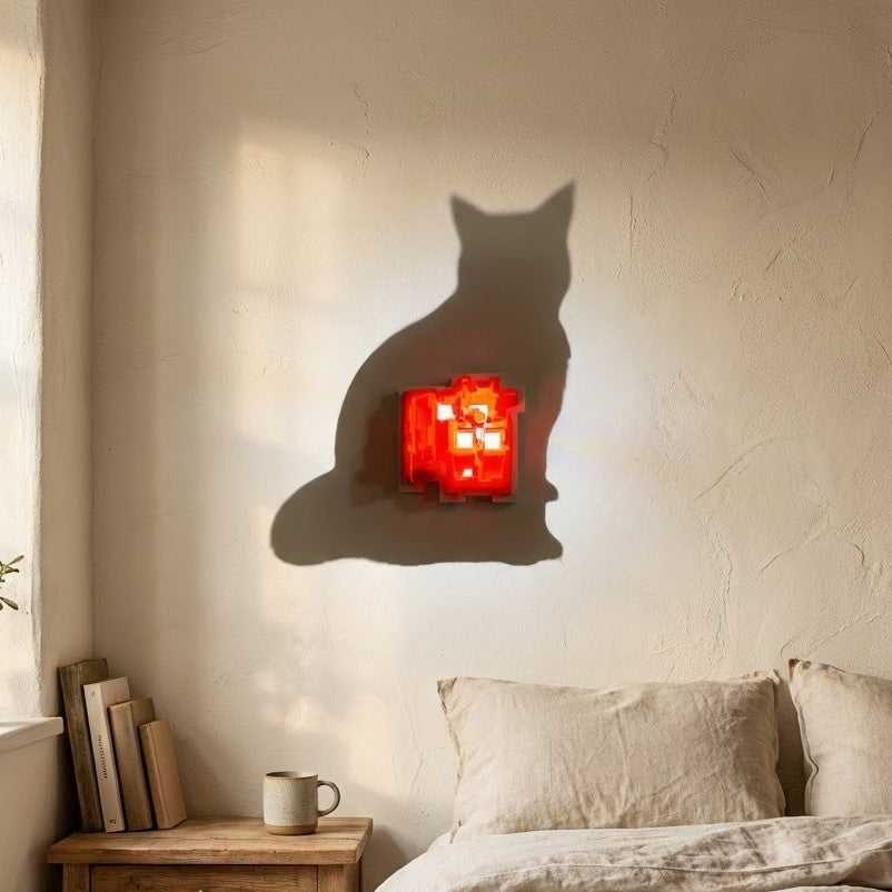 Animal Shadow Creative Night Lamp projecting a deer on the wall