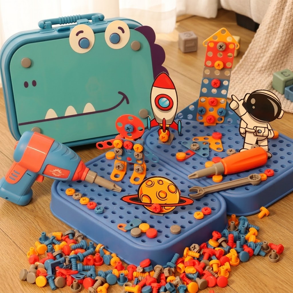 Creative building possibilities with the little mechanic playset