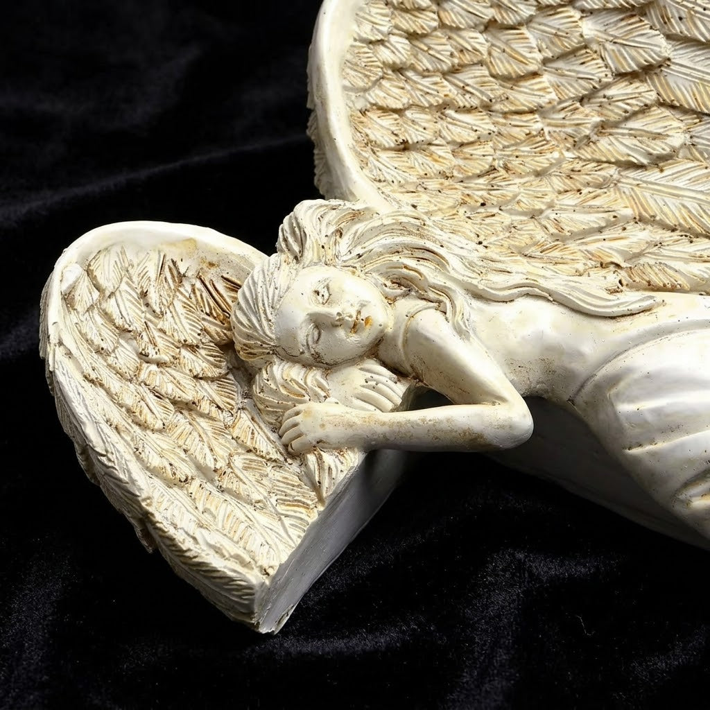 Close-up detail of the Angel Door Frame Decor for home
