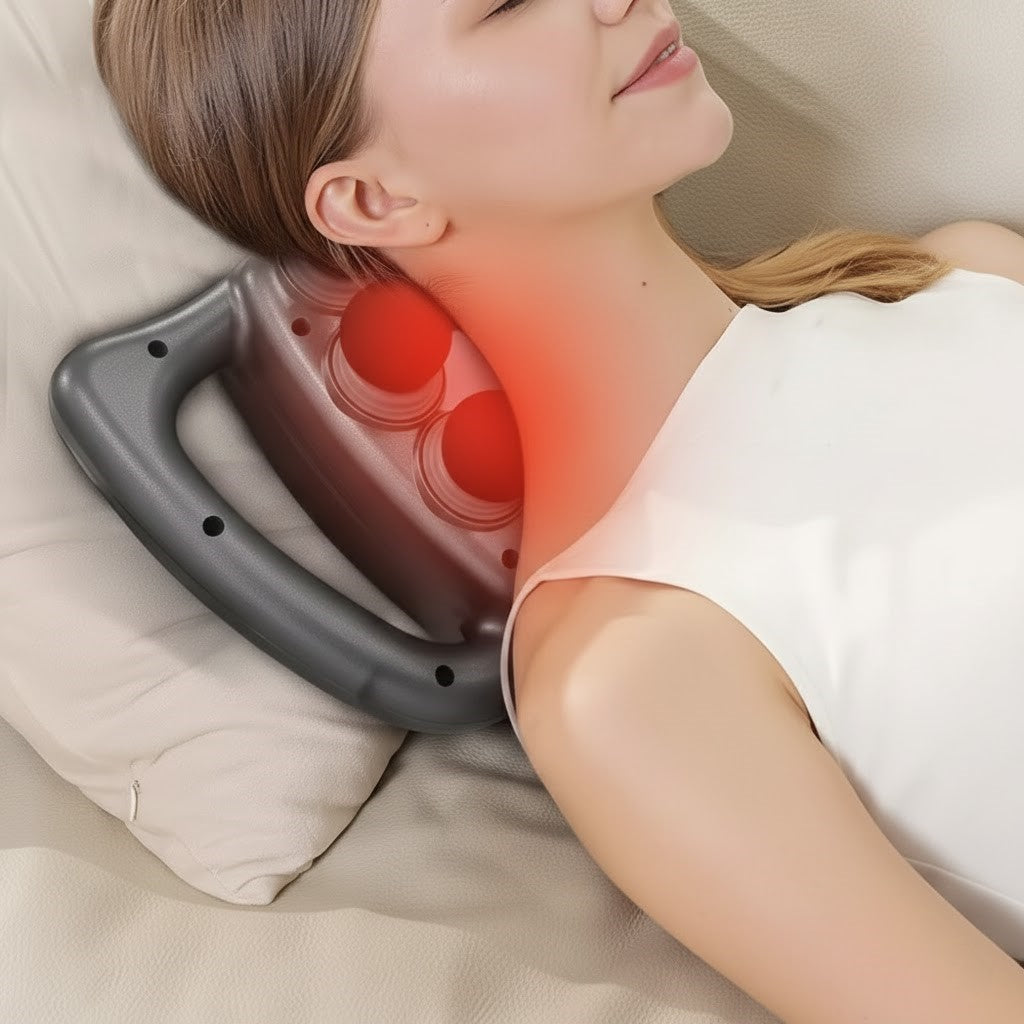 The Deep Relax Multi-Head Professional Electric Massager, a unique gift idea for relaxation.