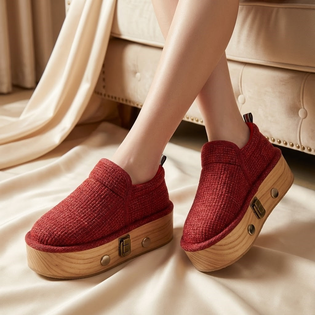Herbal heat therapy boots shown with included accessory kit
