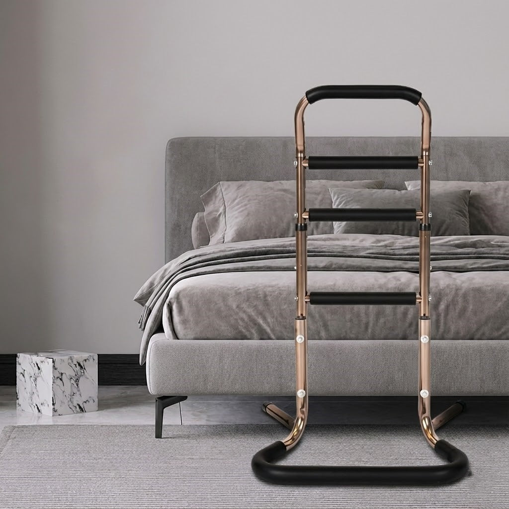 Senior Easy Stand Helper Mobility Support Frame providing balance next to a sofa