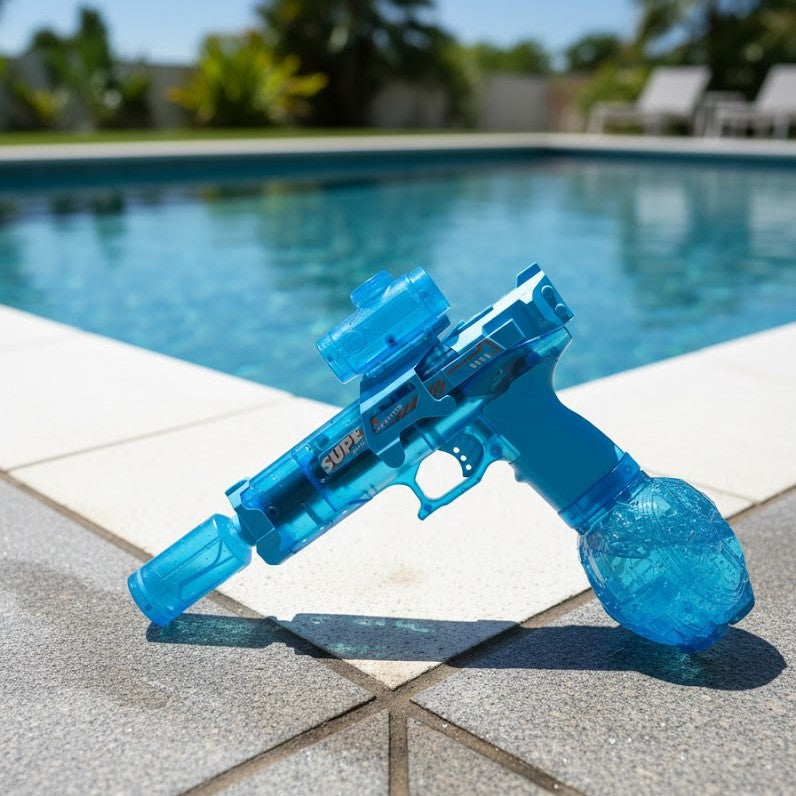 Electric Flame Effect Water Spray Blaster Toy Gun for outdoor fun