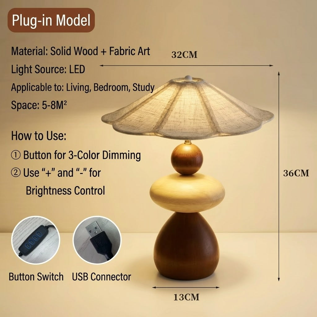 The lamp emitting a soft, warm light perfect for relaxing evenings