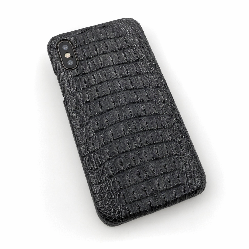Super Luxury Genuine Crocodile Skin Leather Case For iPhone X
