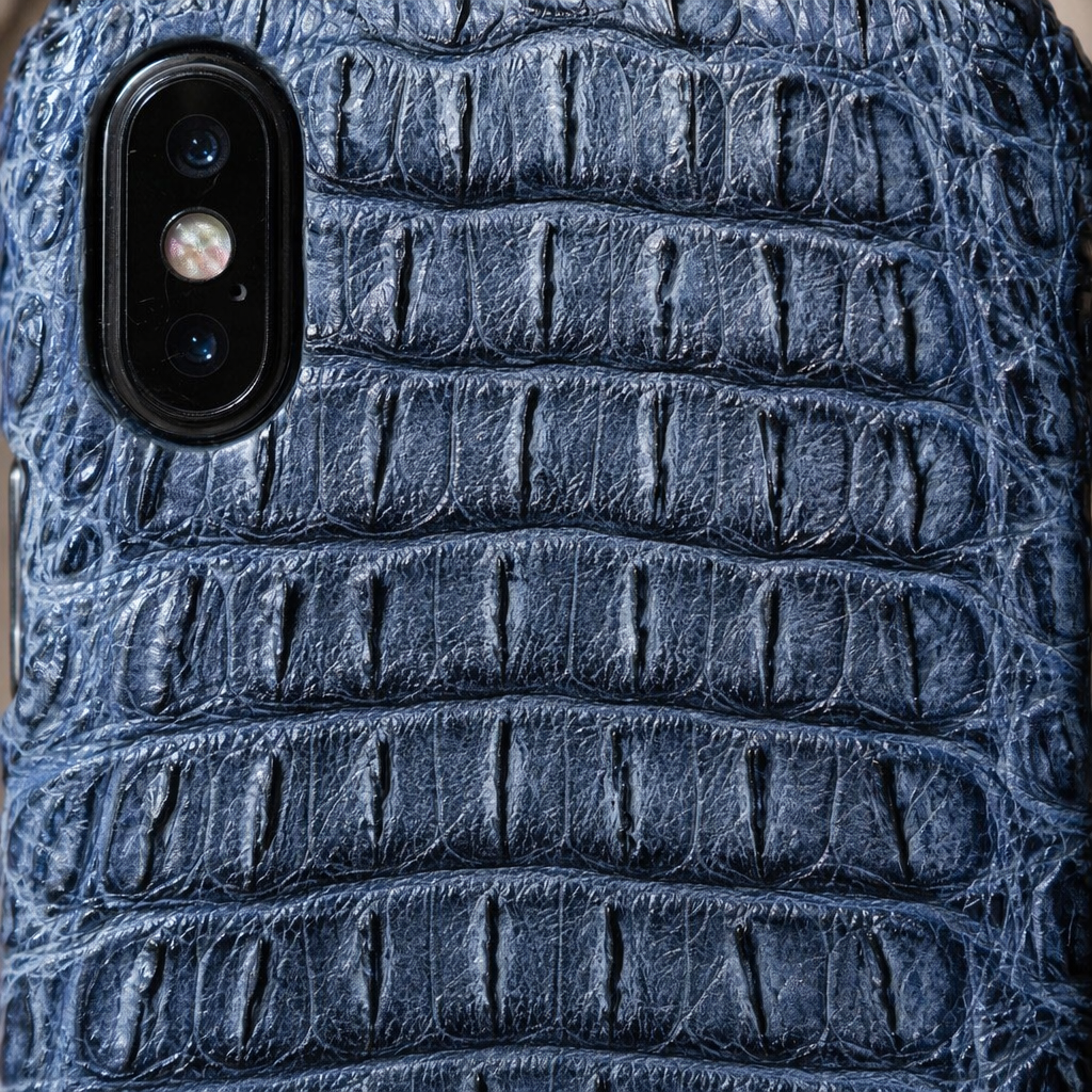 Super Luxury Genuine Crocodile Skin Leather Case For iPhone X